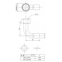 ナットつき銅管エルボ 6181-13×12.7の2枚目