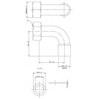 ナットつき銅管エルボ 6181-25×28.58の2枚目