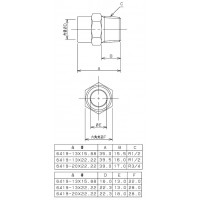 銅管用外ネジアダプター 6419-13×15.88の2枚目