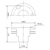 銅管用ユニット取出し金具 6454-13×15.88の2枚目