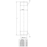 ステンレスパイプニップル(呼称25×長さ100mm) 6476-25×100の2枚目