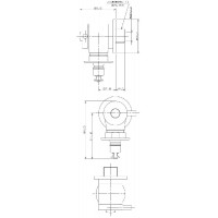 洗濯機用水栓(ストッパーつき) 721-606-13 - 大工道具・金物の専門通販