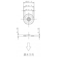 定流量パッキン(流量10L/分) 794-061-10の2枚目