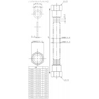 水道用フレキパイプ(ガイドつき)(呼称13×200mm) 7985-13×200の2枚目