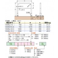 アーチ型 据置式 ステンレス製 車止め ※メーカー直送代引不可の2枚目