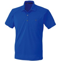 半袖ポロシャツ ブルー 3L ※取寄品の1枚目