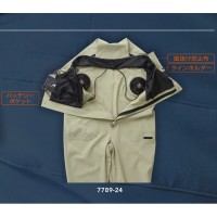 G.GROUND EF用サロペット ベージュ LLサイズ ※服地のみ  取寄品の3枚目