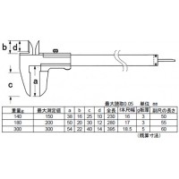 M型ノギス(デップス付)150mmの3枚目