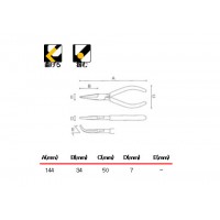 リードペンチ(先細タイプ)140mmの2枚目