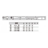 普通ハイソフト (+)#1×75の2枚目