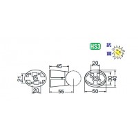 UP形ブラケット直受 35mm径 AGアンティークゴールド 1箱10個価格 ※メーカー取寄品の2枚目