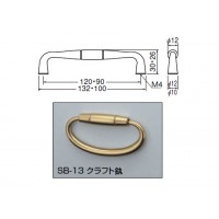 クラフトハンドル 120mm ホワイト 1本価格 ※メーカー取寄品の2枚目