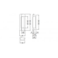 ウッド 長手掛 120mm ウッド 1個価格 ※メーカー取寄品の2枚目