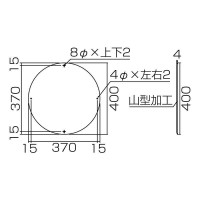 消防標識 消火栓 消防400A 400mmΦ スチール 取寄品の2枚目