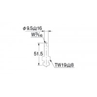 左ネジスピンドル(固定コマ)の2枚目