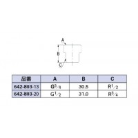 ネジ変換アダプターBの2枚目