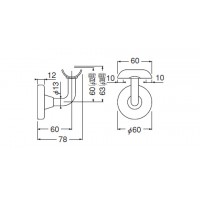 L軸CDブラケット受 35mm 仙徳 1個価格 ※メーカー取寄品の2枚目