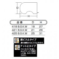 コスモツマミ 21mm ジャーマンブロンズ(1箱・5個価格)の2枚目