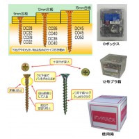 コンパネビス36(COタイプ)(徳用箱・4530本入) ※取寄品 - 大工道具