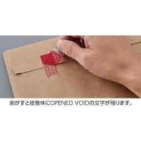 改ざん防止ラベル 赤(OPENED VOID) 転着式 セキュリティラベル-1955R 390枚1巻 取寄品の2枚目