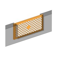 通風パネル (床下換気孔) 200×400mm 50枚 取寄品の4枚目