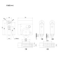 NEW HIKARI 木製引戸用調整戸車 V型 取寄品の3枚目