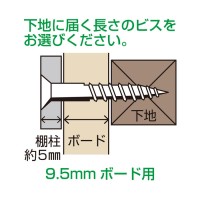 NEW HIKARI ステンレス棚柱用ビス 白頭 3.1x22mm 1袋50本入 取寄品の3枚目