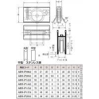 ロタ・サッシ取替戸車パック入 ステンレス車(14型・平型)(1箱・10パック)の2枚目