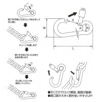 ステンレス金具 オープンフックB型 20個価格の2枚目