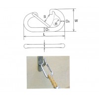 ステンレス金具 Dフック 1個価格の2枚目