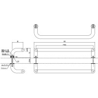 【ドア厚35ｍｍ用】 ドアハンドル ステンレス メーカー直送 代引不可の2枚目