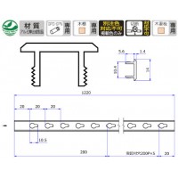 GPダボ柱(打ち込み式)1220mm アルシルバー GPSの2枚目