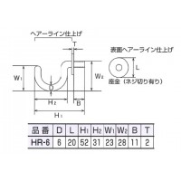 ステンレス金具 プチフックR型(カットアンカー付)20個価格の2枚目