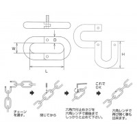 ステンレス金具 ネジ止めJジョイント 10個価格の2枚目