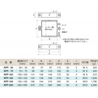 角パイフィット 適合角パイプ100x100mm 取寄品の2枚目