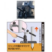 杭っと 低底タイプ すべり止め付 油圧ジャッキ 取寄品の2枚目