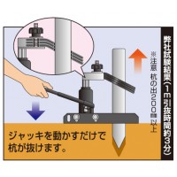 杭っと すべり止め付 油圧ジャッキ 取寄品の2枚目