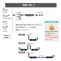 ルーペル ダブルコード(並列接続用)呼名2022 ホワイト LU-CDWの3枚目