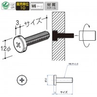 ELエンディング 20mm クローム 10個価格 M6Cの2枚目