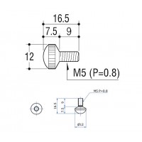 TMネジ クローム 10個価格 MA-FS-TMの2枚目