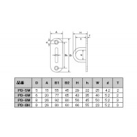 ステンレス金具 パッドアイ 5mm 20個価格 ※取寄品の2枚目