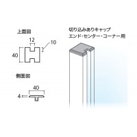 平キャップ センター用 クローム 取寄品の2枚目