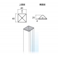 四角錐キャップ 全スタンド用 クローム 取寄品の2枚目