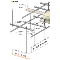 天井吊下ディスプレイ スクリュー・ハット座金M 黒 メーカー直送品 代引利用不可 個人宅不可の3枚目