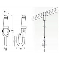 ロックフック パールニッケル 取寄品の2枚目