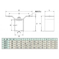 ステン2号 天井受一連 1個価格 ※取寄品の2枚目