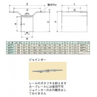 ステン2号 天井継受一連(ジョインタ-付) 1個価格 ※取寄品の2枚目