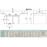 ステン2号 天井継受二連 1個価格 ※取寄品の2枚目