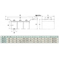 ステン2号 天井継受三連 1個価格 ※取寄品の2枚目