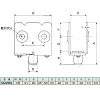 ステン3号 エプロン付ガイドローラー 1個価格 ※取寄品の2枚目